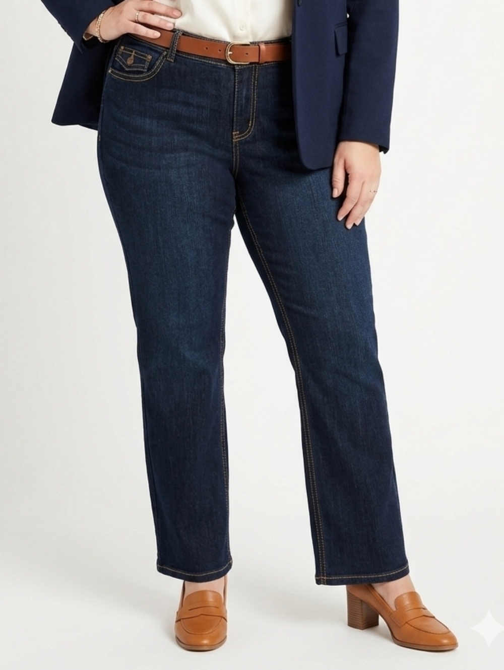 Dark Blue Denim Jeans